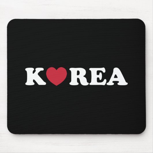 Korea Love Heart Mouse Pad マウスパッド (正面)