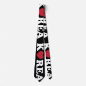 Korea Love Heart Neck Tie ネクタイ (正面)