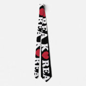 Korea Love Heart Neck Tie ネクタイ (裏面)