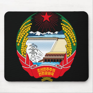 korea north emblem マウスパッド