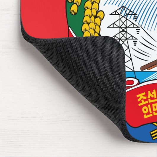 korea north emblem mouse pad マウスパッド (コーナー)
