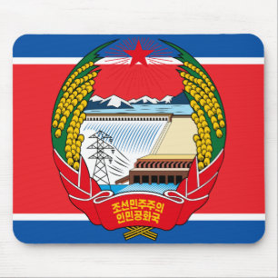 korea north emblem mouse pad マウスパッド