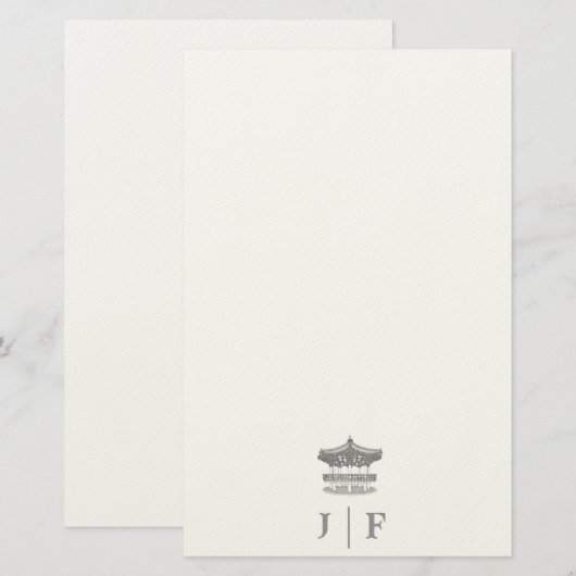 Korea Pavillion Briefpapier 便箋 (正面/裏面)