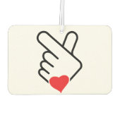 Korea v vinger, wave of Koreaanse hand. k-pop. カーエアーフレッシュナー (裏面)