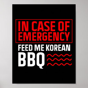 Korean Bbq – 韓国料理ファン – 韓国Bbq – 韓国 ポスター