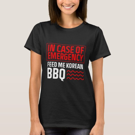 Korean Bbq – 韓国料理ファン – 韓国Bbq – 韓国 Tシャツ (正面)