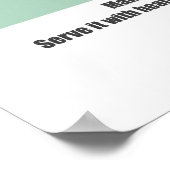 Korean Bibimbap Recipe Modern Food  ポスター (角)