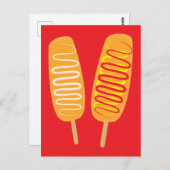 Korean Corn Dogs ポストカード (正面/裏面)