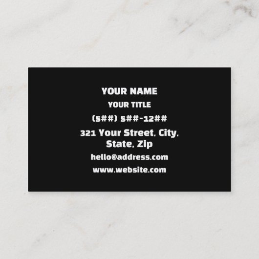 Korean Drama 드라마 Korea Hangul Language 名刺 (裏面)