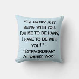 Korean Drama Extraordinary Attorney Woo Quotes クッション