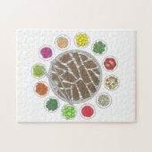 Korean Food Barbecue BBQ Roast Bulgogi Banchan ジグソーパズル (横)