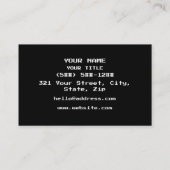 Korean Gamer 게이머 名刺 (裏面)