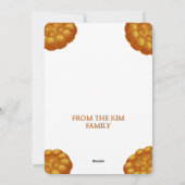 Korean Hand Illustrated Yakgwa Honey Cookies シーズンカード (裏面)