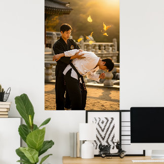 Korean Hapkido Self Defense ポスター