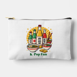 Korean Pop Culture Chest Print Accessory Pouch アクセサリーポーチ