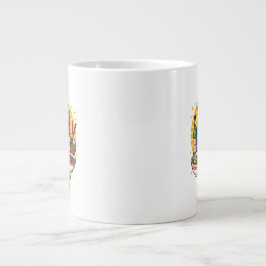 Korean Pop Culture Chest Print Espresso Cup ジャンボコーヒーマグカップ