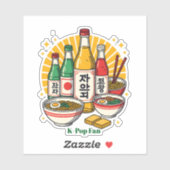 Korean Pop Culture Chest Print Printed Backpack Du シール (シート)