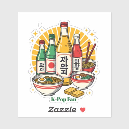 Korean Pop Culture Chest Print Printed Backpack Du シール (シート)