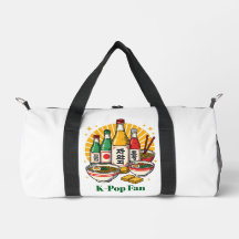 Korean Pop Culture Chest Print Printed Backpack Du