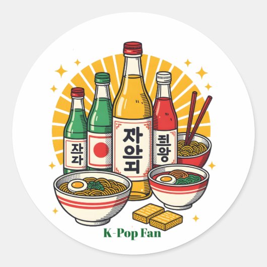 Korean Pop Culture Chest Print Printed Backpack Du ラウンドシール (正面)