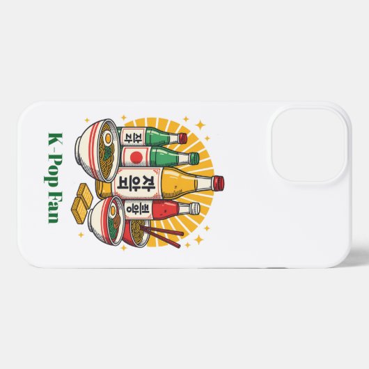 Korean Pop Culture Chest Print Printed Backpack Po iPhoneケース (裏面横)