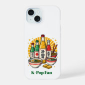 Korean Pop Culture Chest Print Printed Backpack Po iPhone 15ケース (裏面)