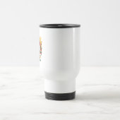 Korean Pop Culture Chest Print T-Shirt Glass Coffe トラベルマグ (中央)