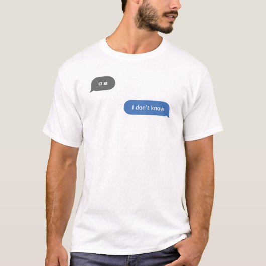 Korean Slang Chat Bubble I Know ㅁㄹ Tシャツ (正面)