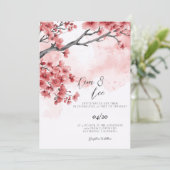 Korean Themed Wedding 招待状 (スタンド正面)