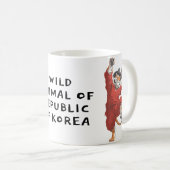 Korean Tiger Striker in Gat コーヒーマグカップ (正面右)