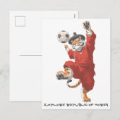 Korean Tiger Striker in Gat シーズンポストカード (正面/裏面)