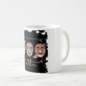 Korean Traditional Masks (Tal) コーヒーマグカップ (正面右)