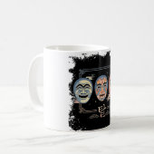 Korean Traditional Masks (Tal) コーヒーマグカップ (正面左)