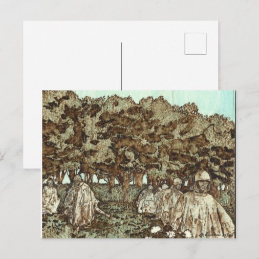 Korean War Memorial Postcard ポストカード (正面/裏面)