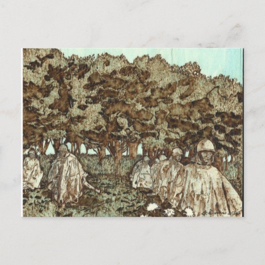 Korean War Memorial Postcard ポストカード (正面)