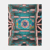 Koreanische traditionelle Malerei フリースブランケット (正面)