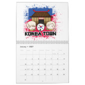 KOREATOWN カレンダー (1月 2027)
