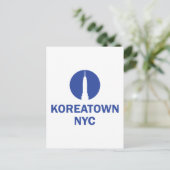 KOREATOWN NYC ポストカード (スタンド正面)