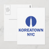 KOREATOWN NYC ポストカード (正面/裏面)