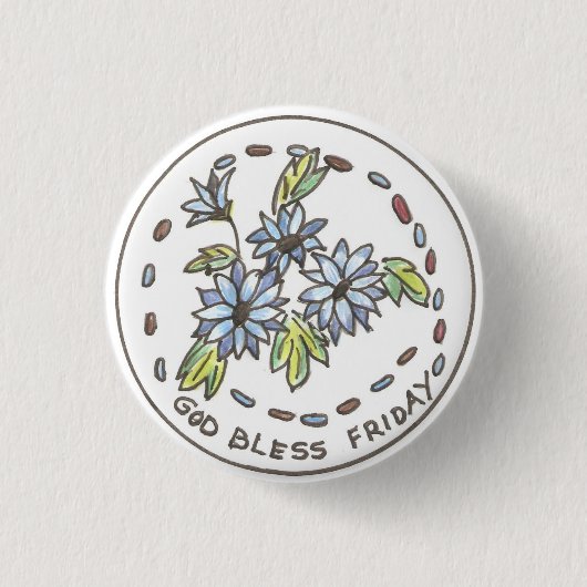 Korenbloem 缶バッジ (正面)