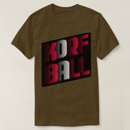 KorfBall選手KorfBallコーチ4 Tシャツ (デザイン正面)