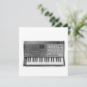Korg MS 20 Geburtstagskarte (スタンド正面)