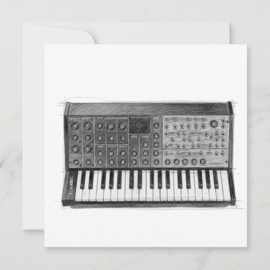 Korg MS 20 Geburtstagskarte (正面)