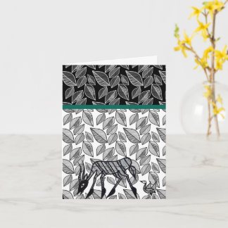 Korhogo-刺激を受けたGreeting Card(Korhogo-Greeting Card) カード