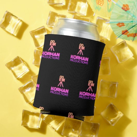 Korman Productions YouTubeチャンネルピンクロゴタイル 缶クーラー (インサイチュ 夏)