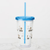 Korman Productions YouTubeチャンネルロゴタイル アクリルタンブラー (右)