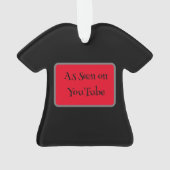 Korman Productions YouTubeチャンネルロゴティーシャツ オーナメント (裏面)