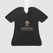 Korman Productions YouTubeチャンネルロゴティーシャツ オーナメント (正面)