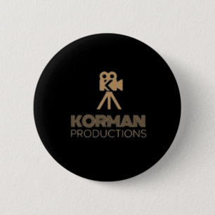 Korman Productions YouTubeチャンネルロゴラウンド 缶バッジ