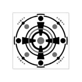 Kornkreis Piktogramm /ミステリーサークルpictogram III ラバースタンプ (インプリント)